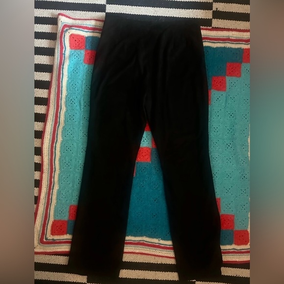 Leather Clifford Michael soft, straight leg pants. 32" waist - Picture 4 of 5